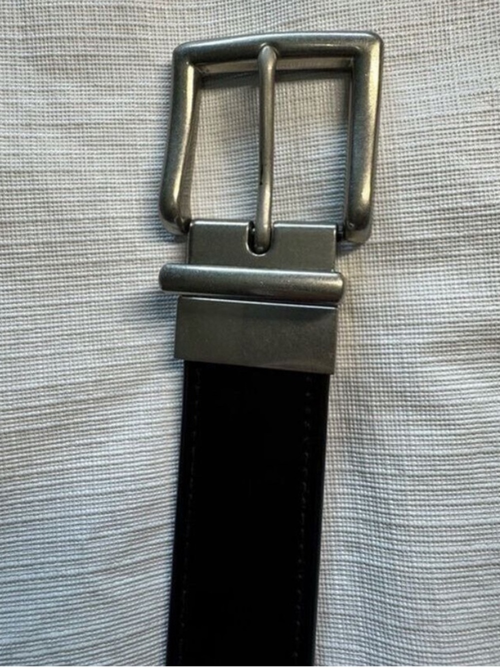 Ralph Lauren Black/Brown Reversible  Belt with Silver BuckleVintage
